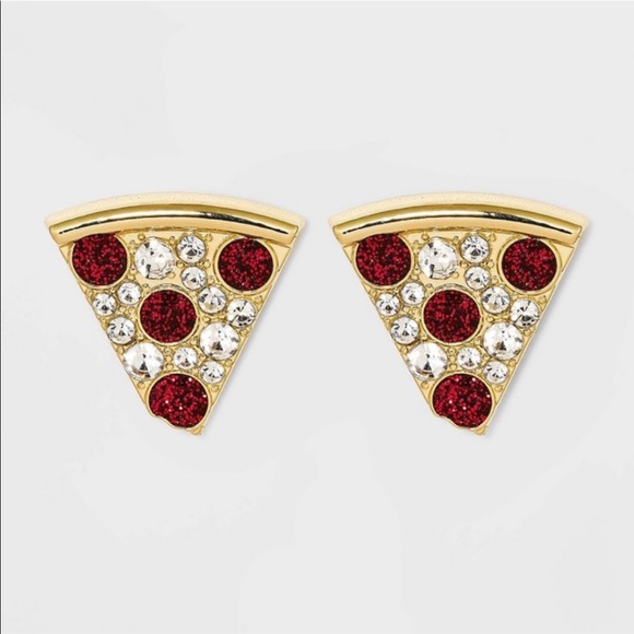 BaubleBar Jewelry Sugarfix By Baublebar Glitter Pizza Stud Earrings
